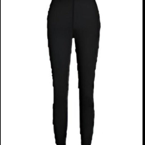 Curvy High Waisted Black Supersoft Skinny Jeans - Picture 3 of 3